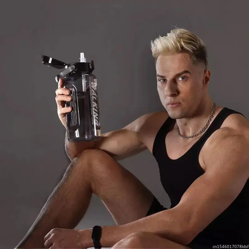 Youpin quange tripan esportes ao ar livre fitness net vermelho grande capacidade copo de água alta temperatura portátil resistente garrafa de água