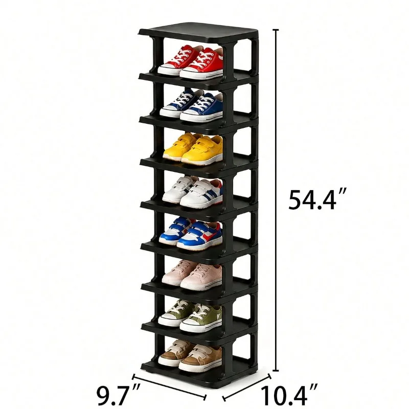 6-9 Layer Tall Disassemblable Shoes Stand - Multifunctional Stackable Shoe Organizer, Tall Space Saver, Modern Storage Cabinet, Household Gift Solution, Multifunctional Shoe Rack