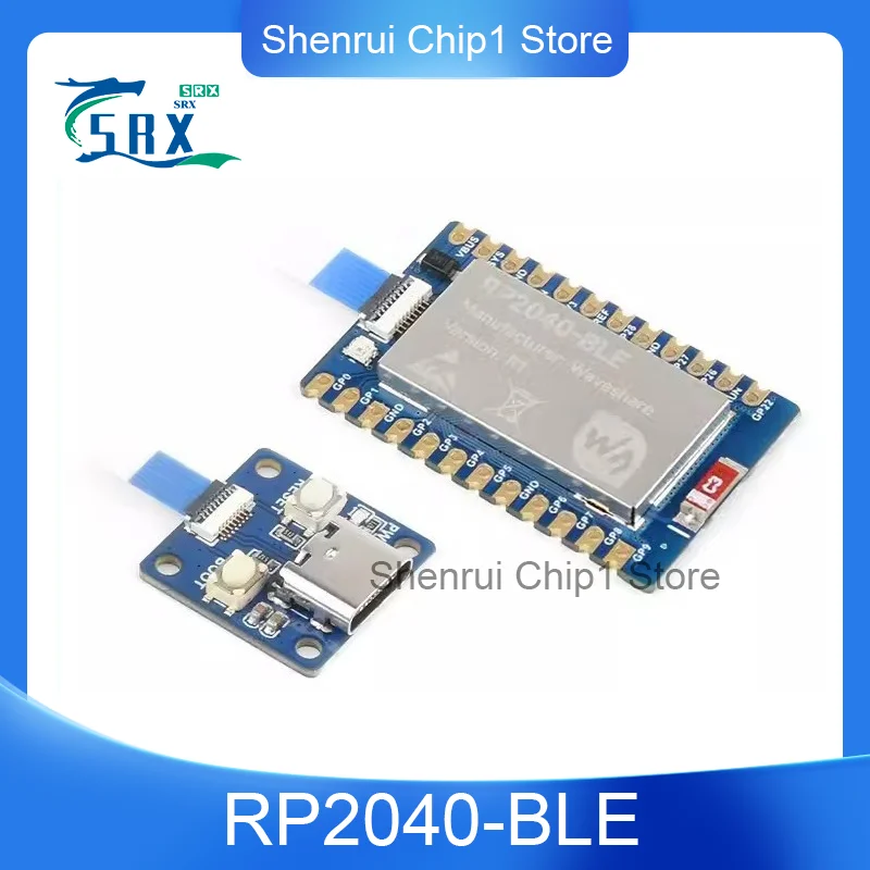 

Raspberry PI RP2040 Microcontroller Chip Development Board BLE Bluetooth 5.1 Dual Mode USB Interface