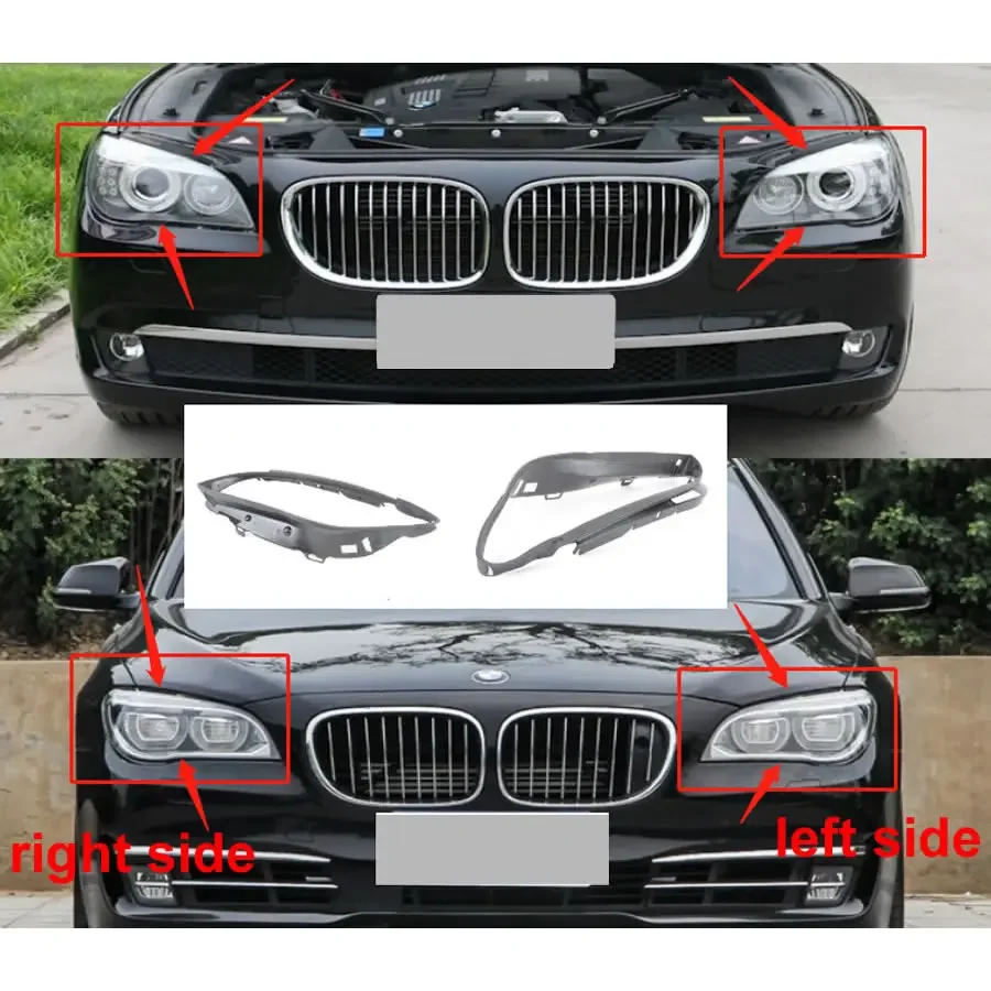 Lampshade Washer Headlight Seal Rubber Strip Sealing Ringl Decorative Strip For 2009-2015 BMW 7 Series F01 F02 730 740 750 760