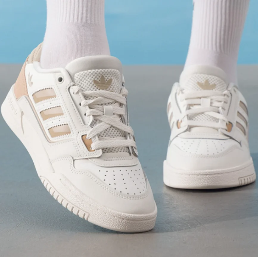 

Adidas Originals Drop Step 2.0 Удобные, прочные, легкие, дышащие белые туфли для скейтбординга с низким верхом, стиль унисекс JQ0078
