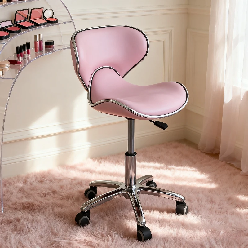 Simple Shampoo Black Chair With Wheels Barber Gold Luxury Makeup Comfortable Tattoo Professional Hairdressing Swivel Offer