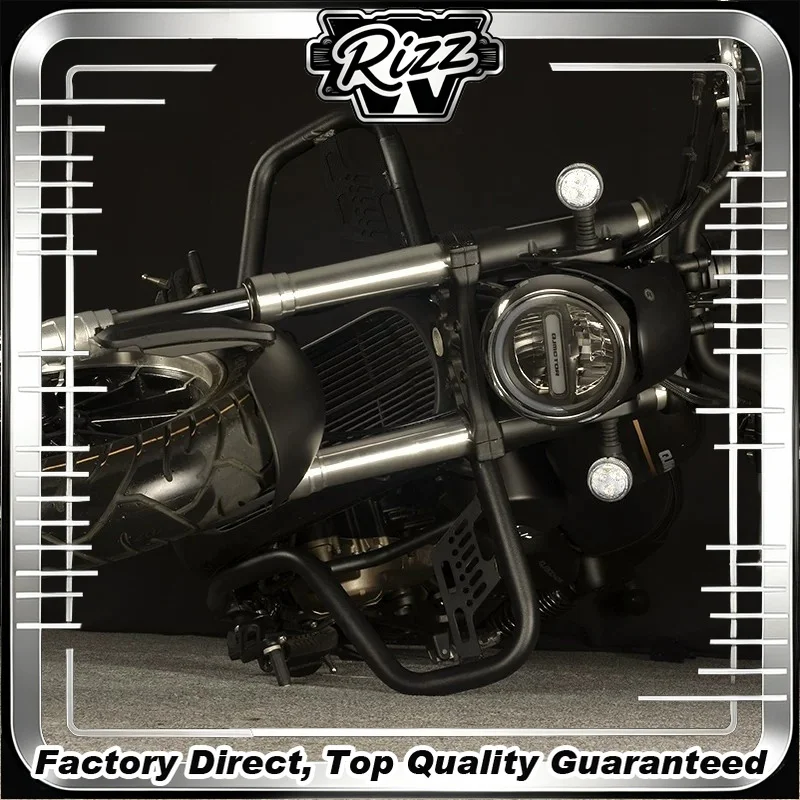 FOR Custom QJMOTOR SRV 300 AMT SRV250V Sport Crash Bar Lightweight Reinforced Frame Guard Bolt-On Protection  Motorcycle Safety