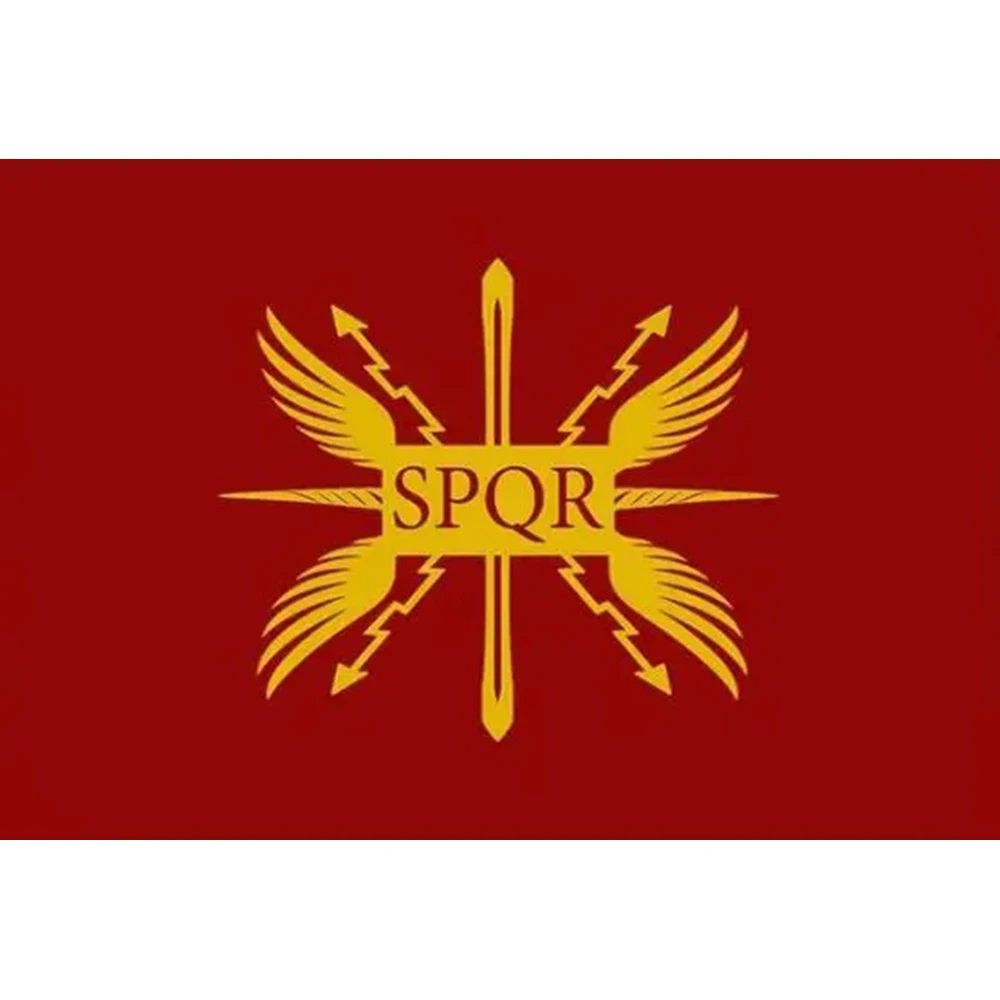 Imperial Flag Senatus Populusque Romanus Empire SPQR Flag hot sell goods 2X3FT 3X5FT Banner