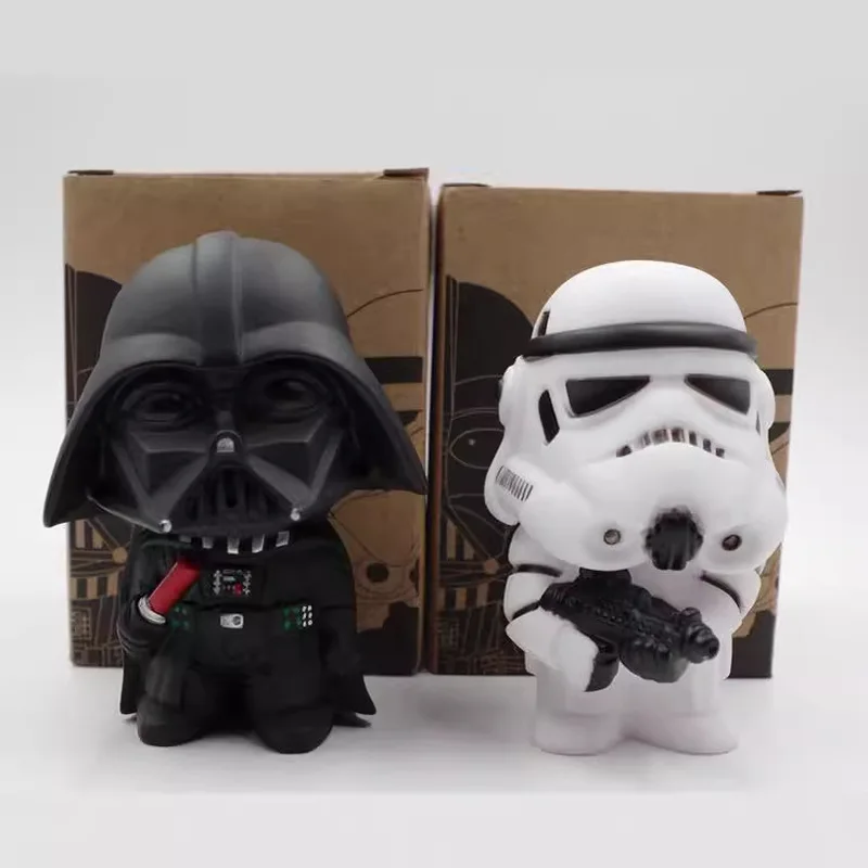 Figurine de soldat noir du film Disney Dark Trooper, Stormtropper, en boîte, Mini jouets, modèle cadeau pour enfants, 10cm