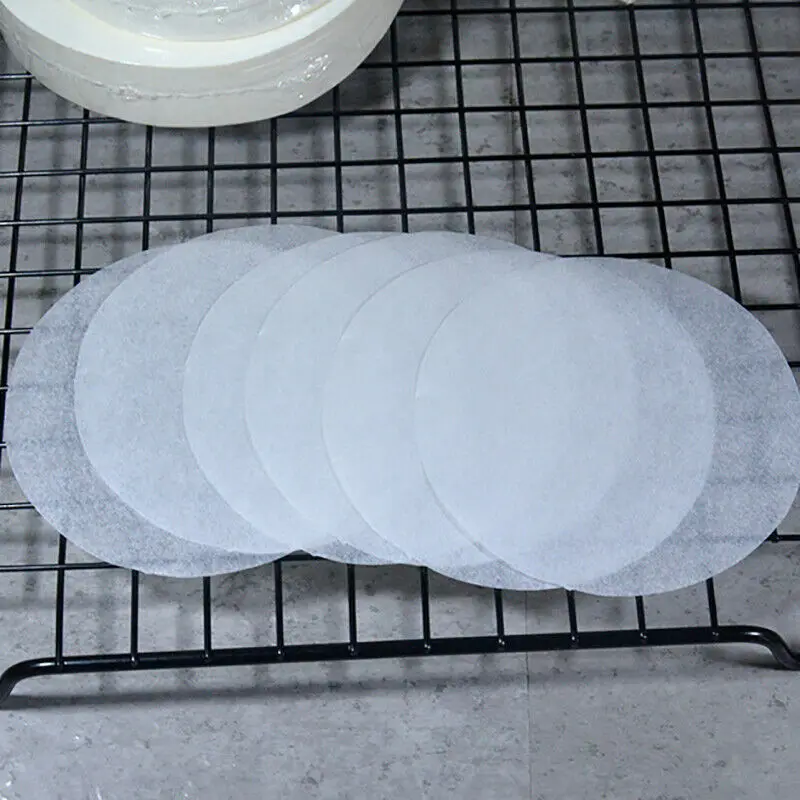 100 Stück Backpapier Liner BBQ Ofen Patty Hamburger Papier Kuchen Antihaft-Backen – Detail 5