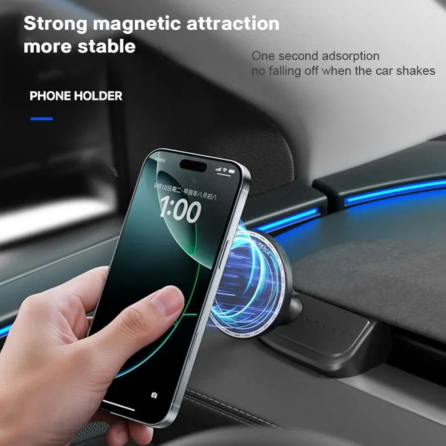 Adjustable Magnetic Car Phone Bracket, Tesla Model Y