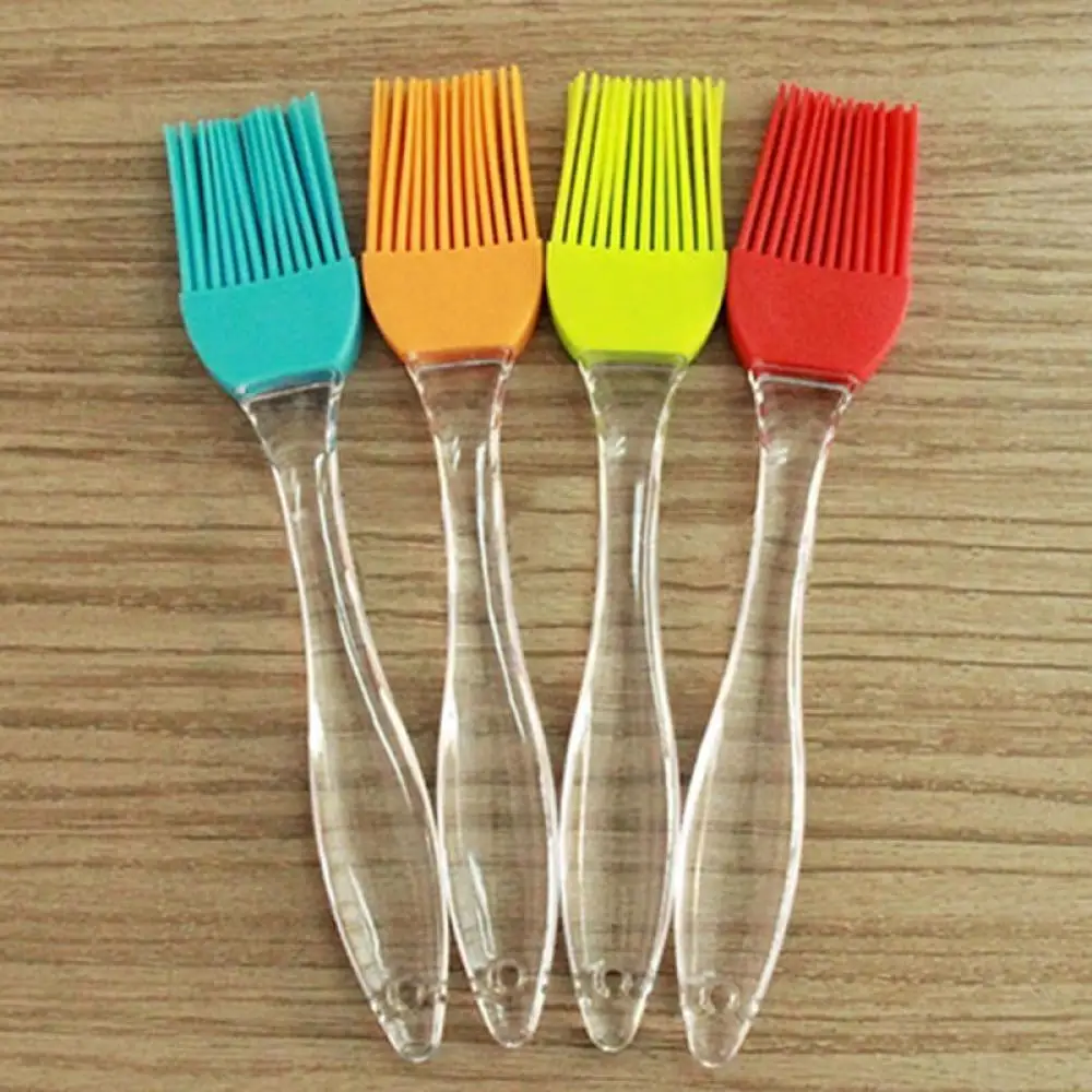 Kitchen Silicone Grill Brush Bread Chef Brush Pastry Oil Cooking Smear BBQ Brush Seasoning Brush Baking Pan Oil Brush BBQ Tool