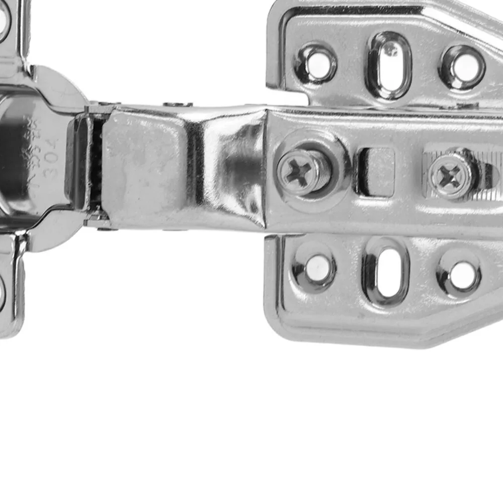 4Pcs Stainless Steel Cabinet Hinge 2.0mm Thickness Buffering Damping Soft Close Hinge Fixed Mount Full Overlay No