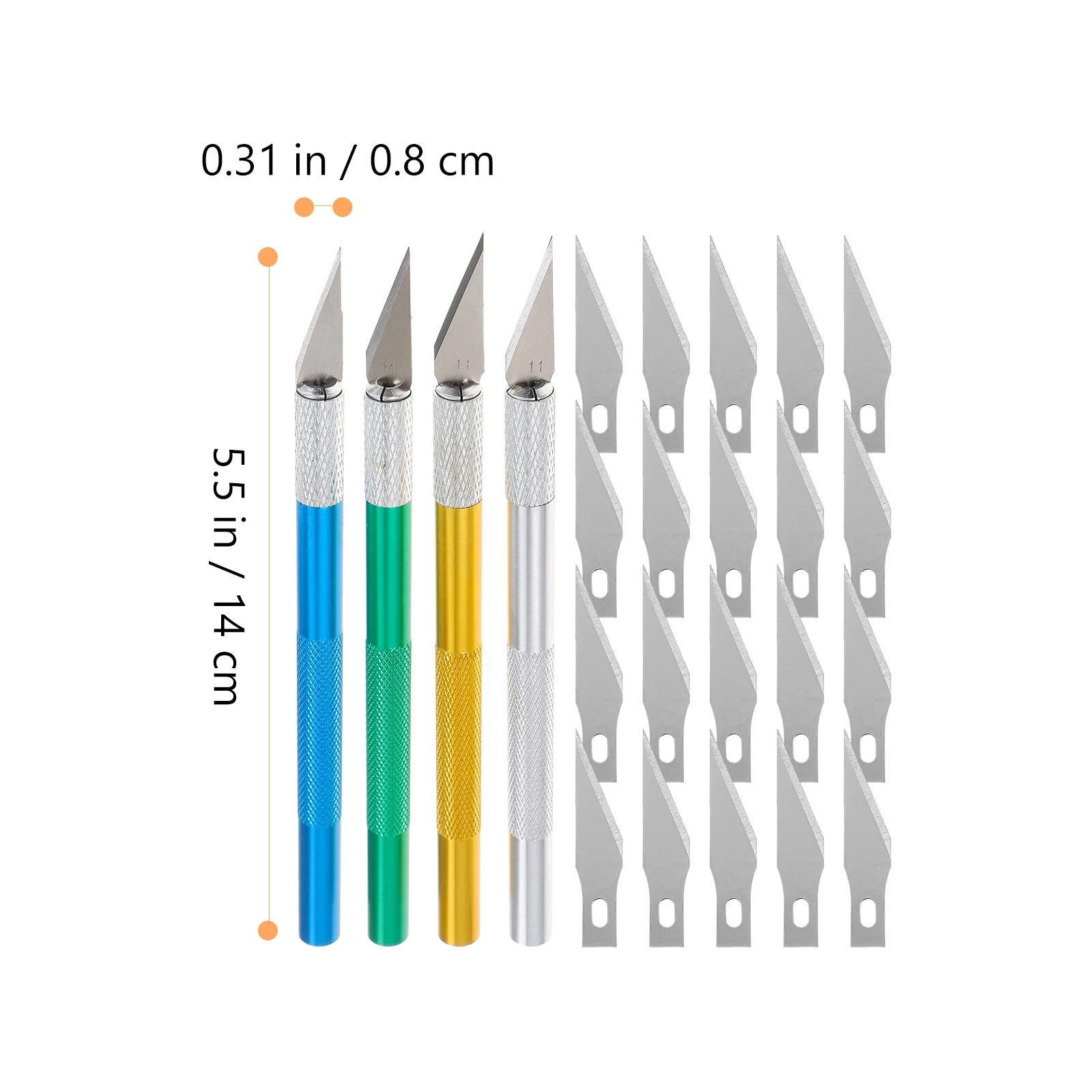 

4 set Hobby Knives Set Precision Craft Knives Kit For Art Blades Cutting Tool Paper Crafts Scrapbooking Stencil Models Wood