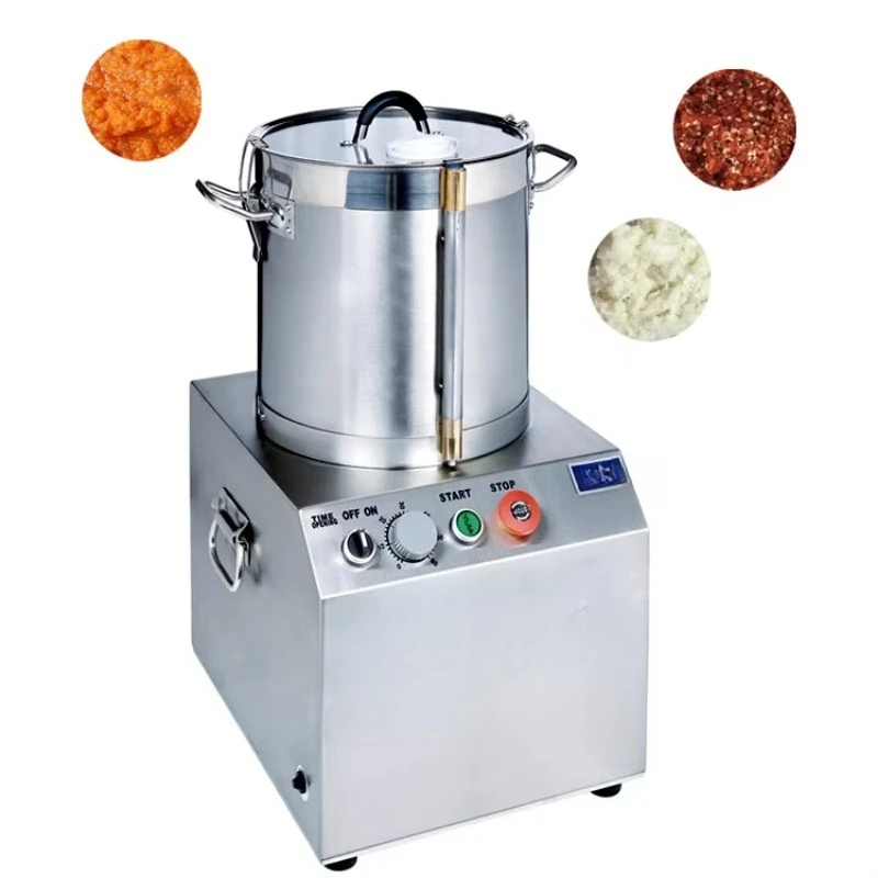 Stainless steel desktop 3L/4L/6L/10L/15L chili/garlic/peanut/fruit small food cutting machine