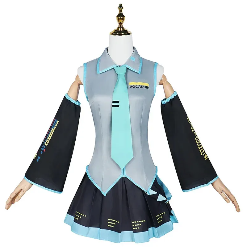 aiai-2025アニメキャラクターパフォーマンス-初音ミク-アニメコスプレ服-jkスカート-同スーツ-ウィッグ-アクセサリー