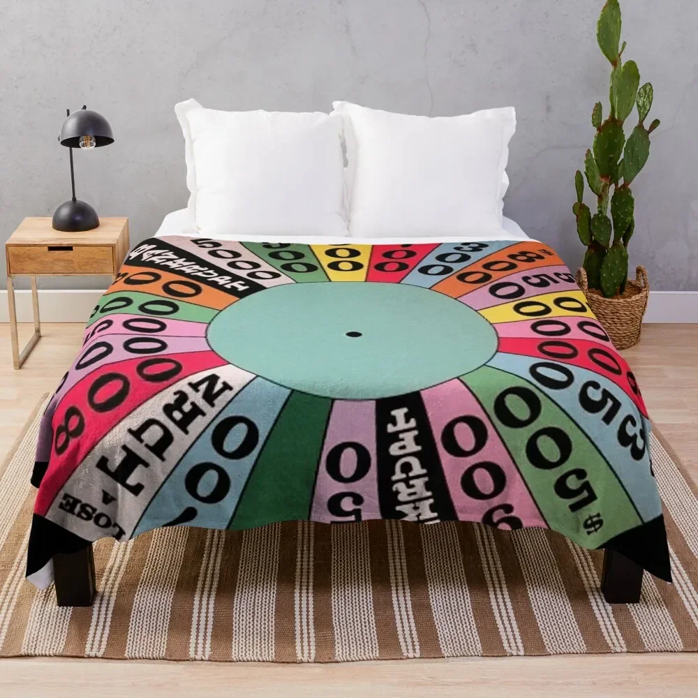 Wheel of Fortune carnival wheel (game show) Throw Blanket heavy to sleep Thermals For Travel Winter beds cosplay anime Blankets