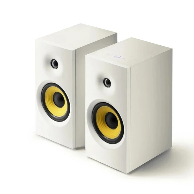 Multimedia Desktop Computer Subwoofer BT 5.0 Wooden Active Speaker 100-240V 50/60Hz 25W