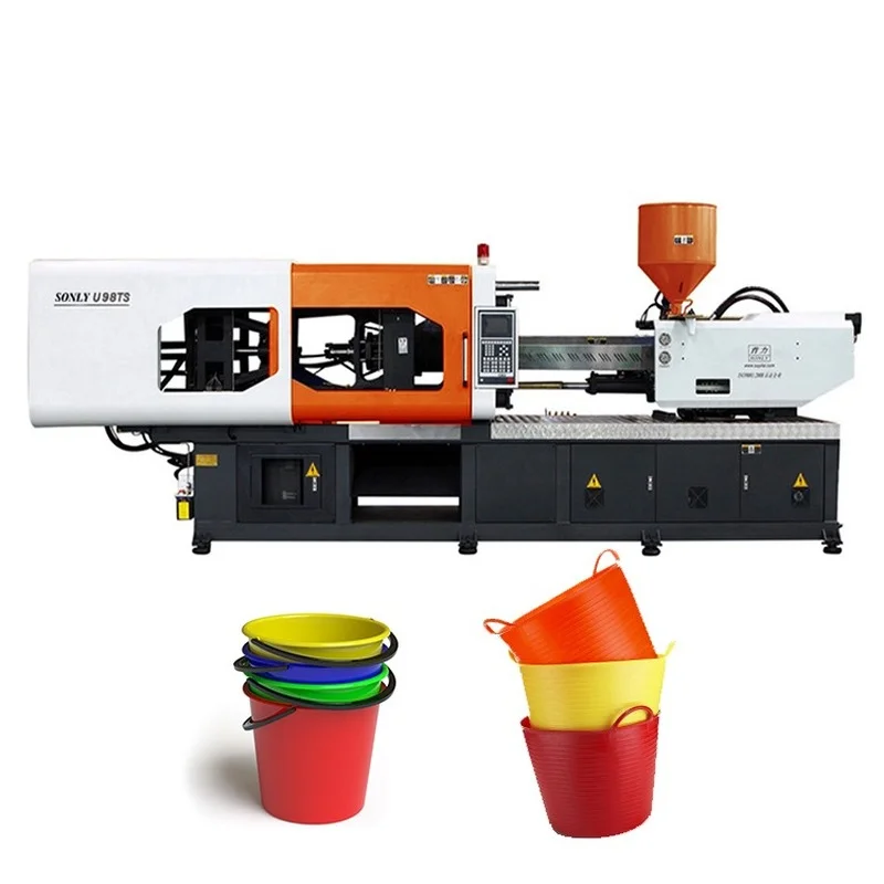 Cheap price horizontal 90 ton 80 ton injection molding machines for making plastic bucket