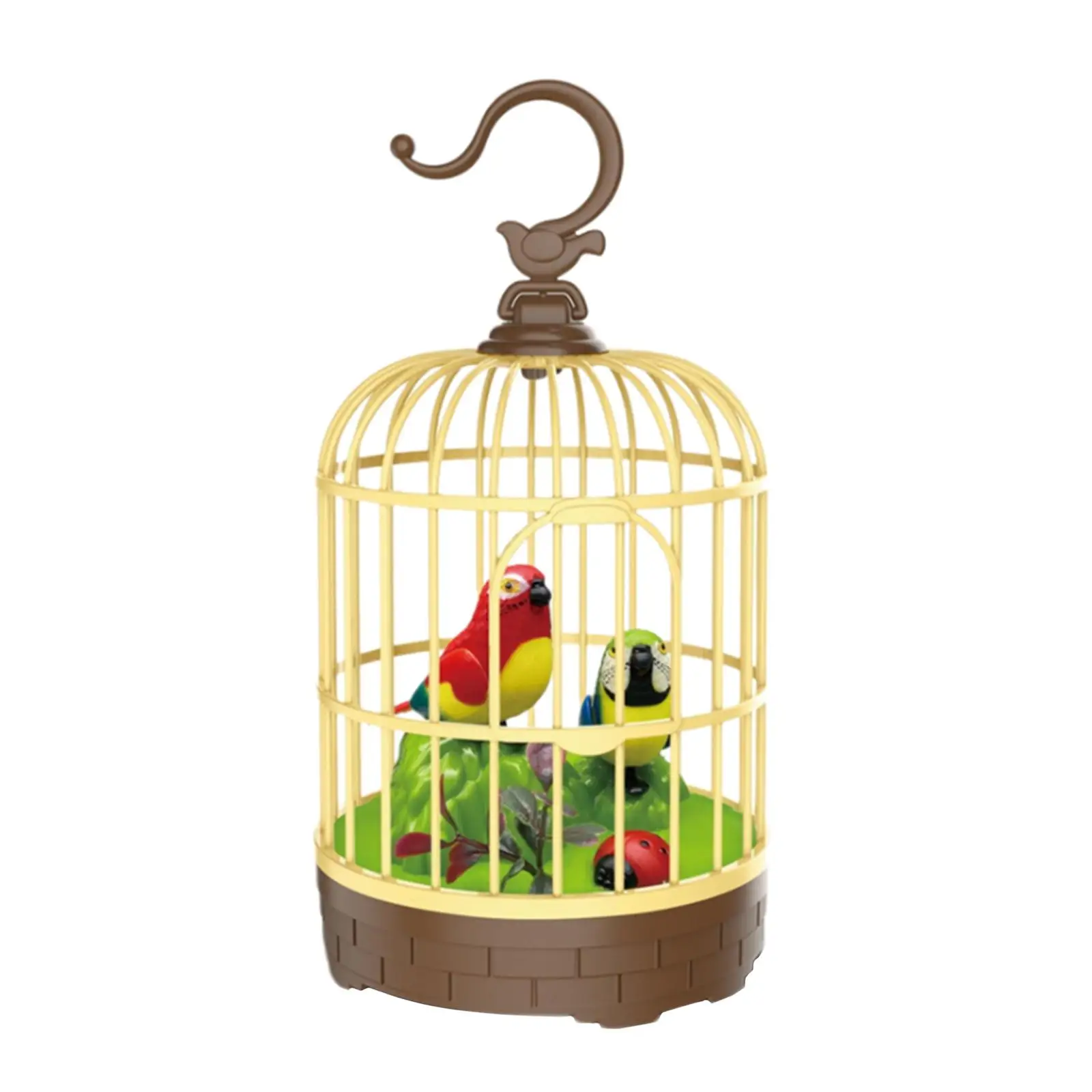 Import & Trading BC507B Singing & Chirping Bird in Cage Realistic Sounds