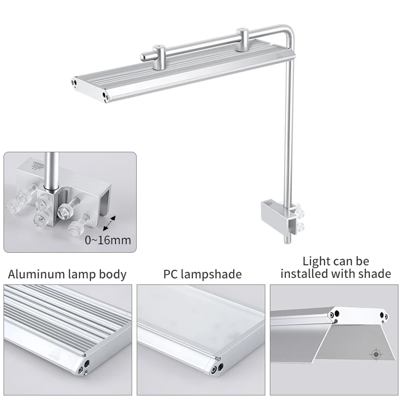 Imagem -02 - Lim Week-luz Led para Aquário Luz Rgb com Temporizador Dimmer Stepless Lâmpada para Água Doce