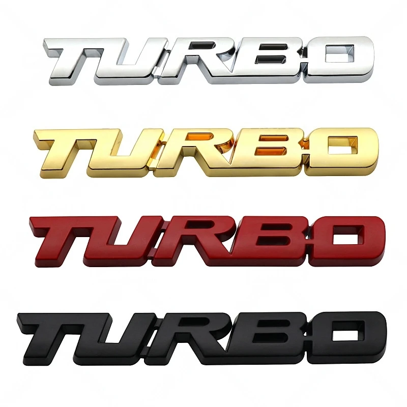 

2pcs Metal Turbo Car Sticker Auto Front Hood Grille Emblem Badge Decal Fit for BMW Benz Audi Ford Honda Peugeot Mazda Volvo