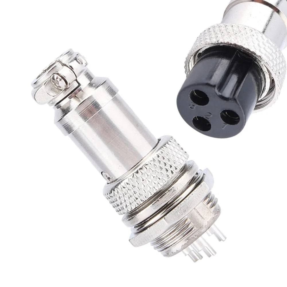 GX16 3-Pin Heat Resistant Aviation Connector for Reliable Connectivity in Automated Control and Monitoring Setups