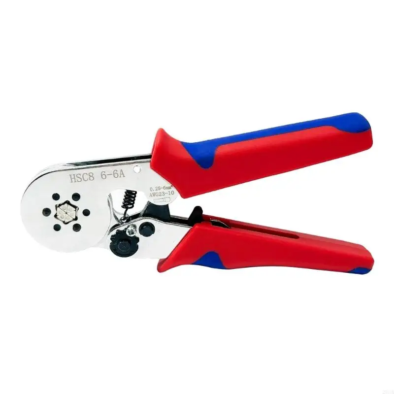 

20CB High Strength Hexagonal Terminal Crimper For Networking Wiring Projects Ergonomic Grip And Auto Regulating Wire Pliers