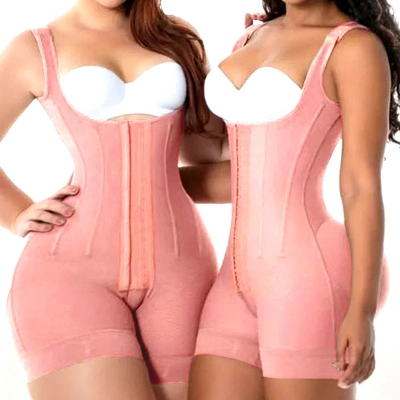 

Fajas Colombian Reductoras Girdles Bodysuits Shapewear Flat Belly Band Waist Trainer Slimming Postpartum Belt Corset Body Shaper