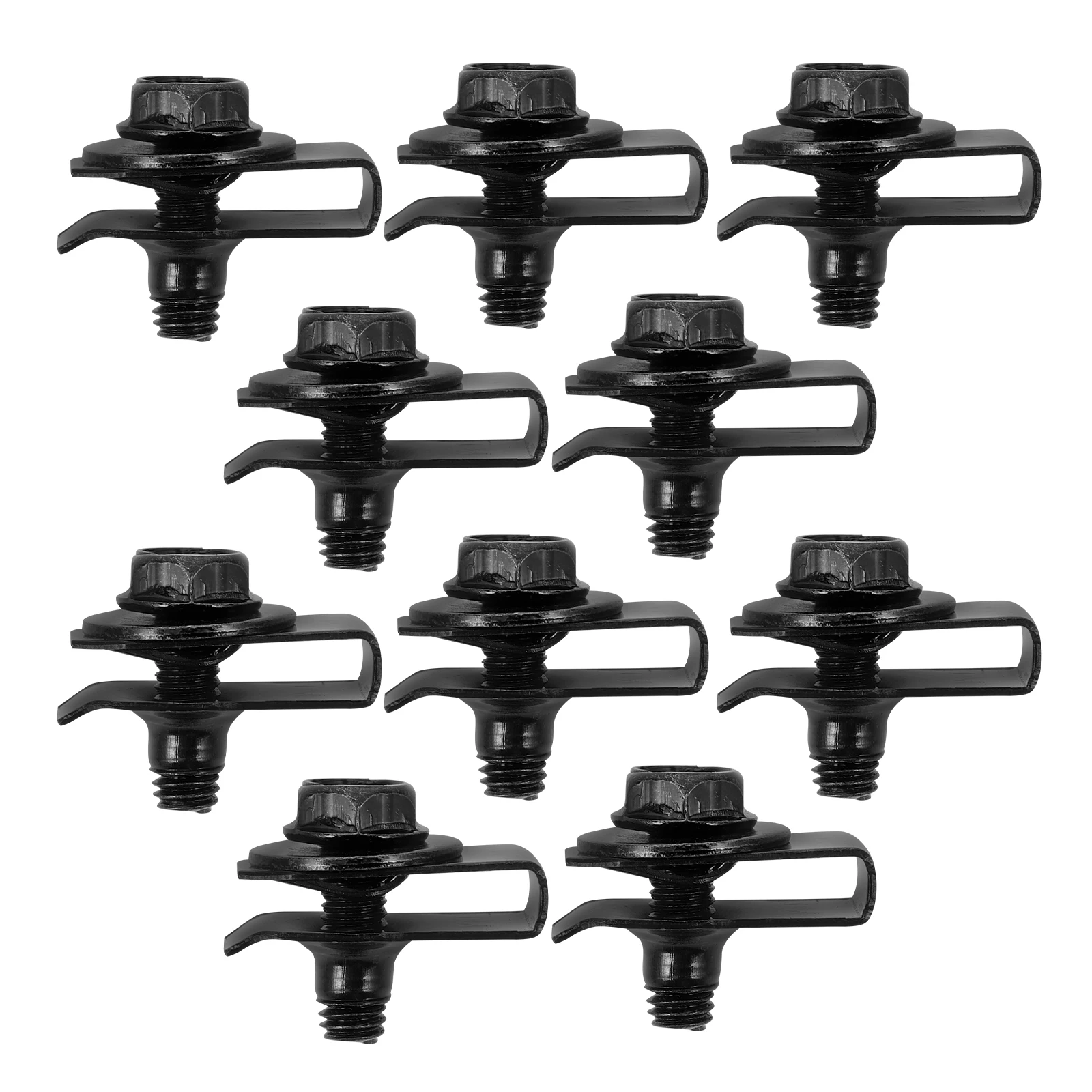 

20pcs Body Fastener Kit U Type Nuts Metal Parts Bumper Screw Automotive Hardware Durability Stable Anti Vibration