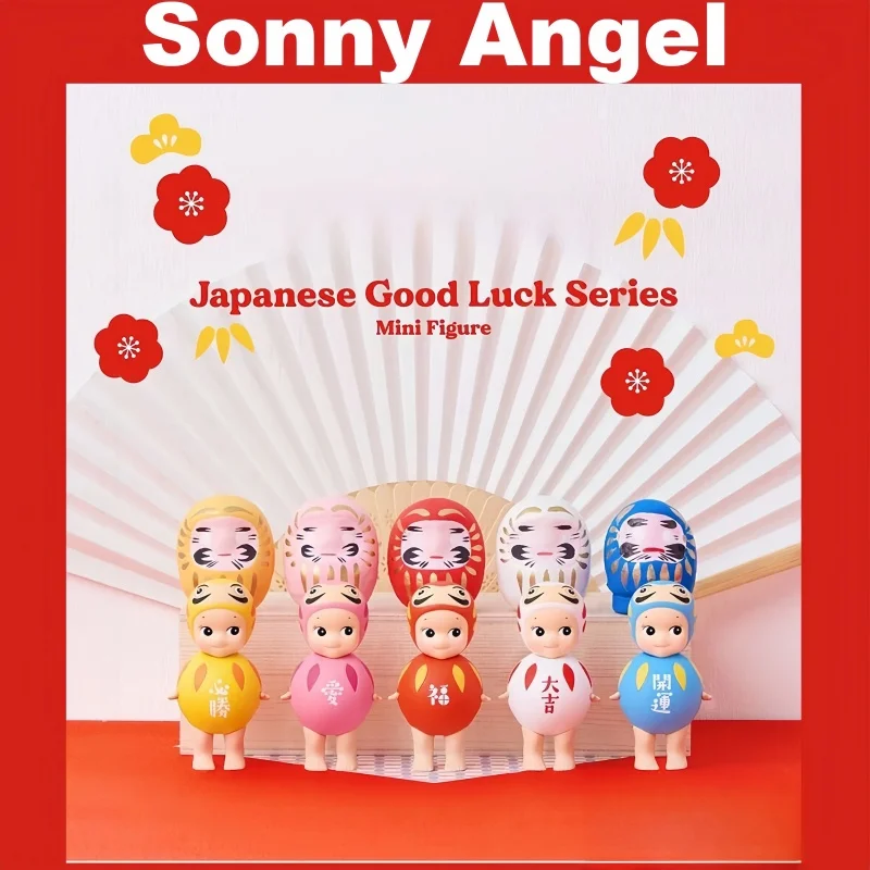 Alta qualidade genuíno sonny anjo caixa cega personagem anjo boa sorte série anime personagem decorações bonecas desktop presentes de natal