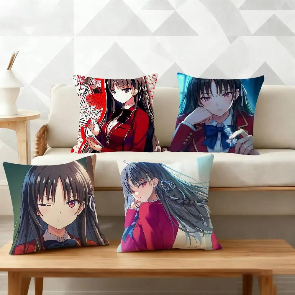 

H-Horikita S-Suzune Pillow Case Cushion Cover Throw Pillow Case For Car Sofa