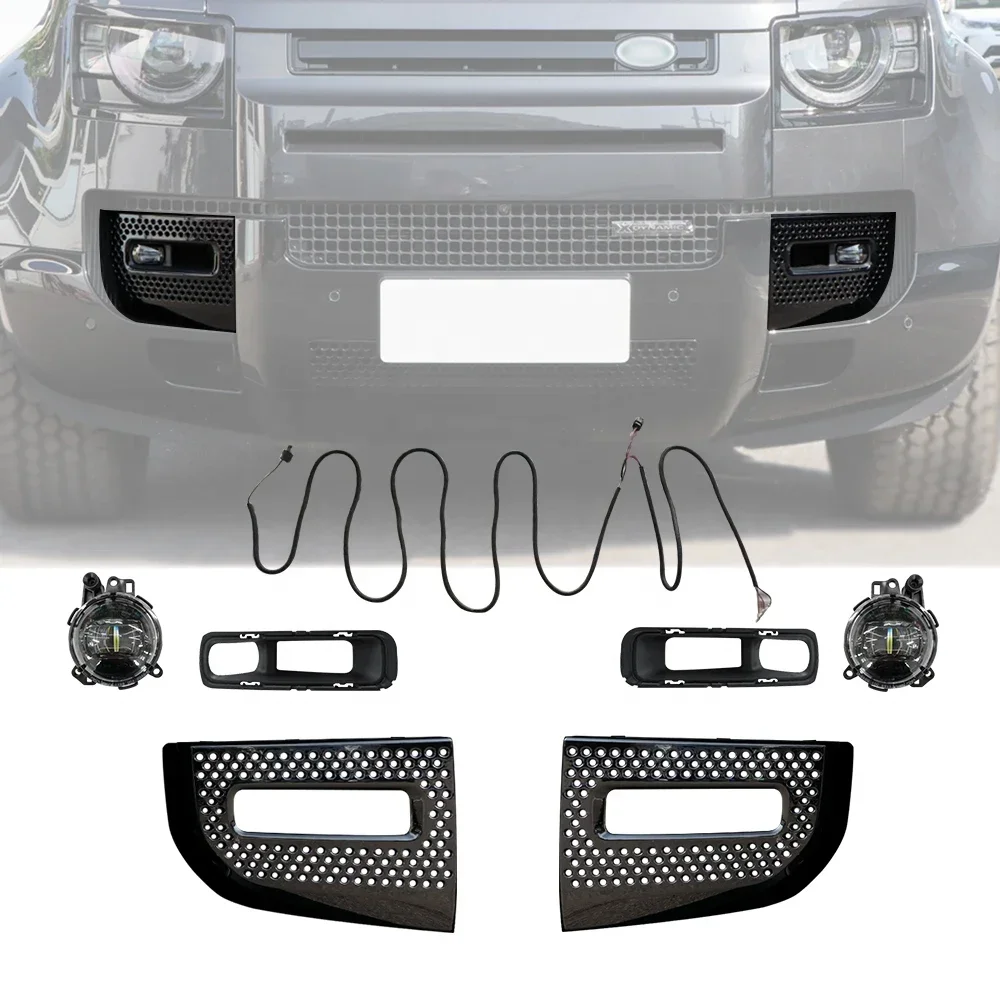 

Car Accessories Fog Lights LED Fog Lights Kit For Land Rover Defender 90 110 2020 2021 2022 Led Running Light Lamp Headlight