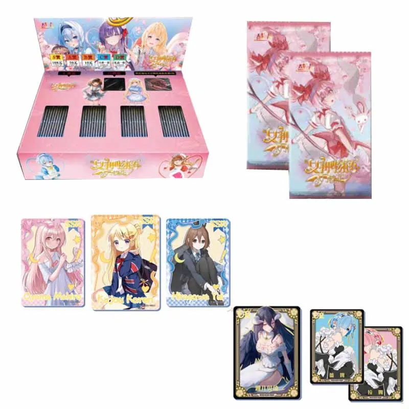 

Goddess story collection cards box ShengKa Goddess NO.1 random UTR dazzle card lovely beauty charming figure acg character