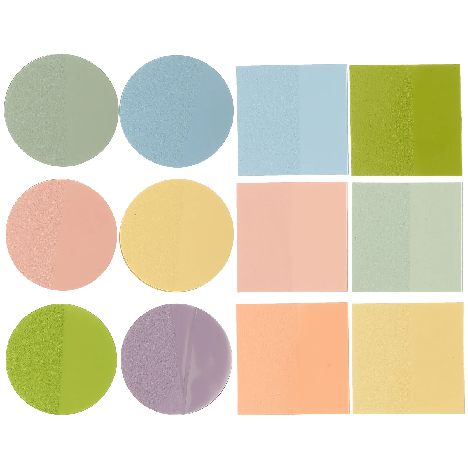 

6 set 6 Sets Self Adhesive Sticky Memo Notes Compact Notepad For Office To-Do List Schedule Reminder Tabs Paper