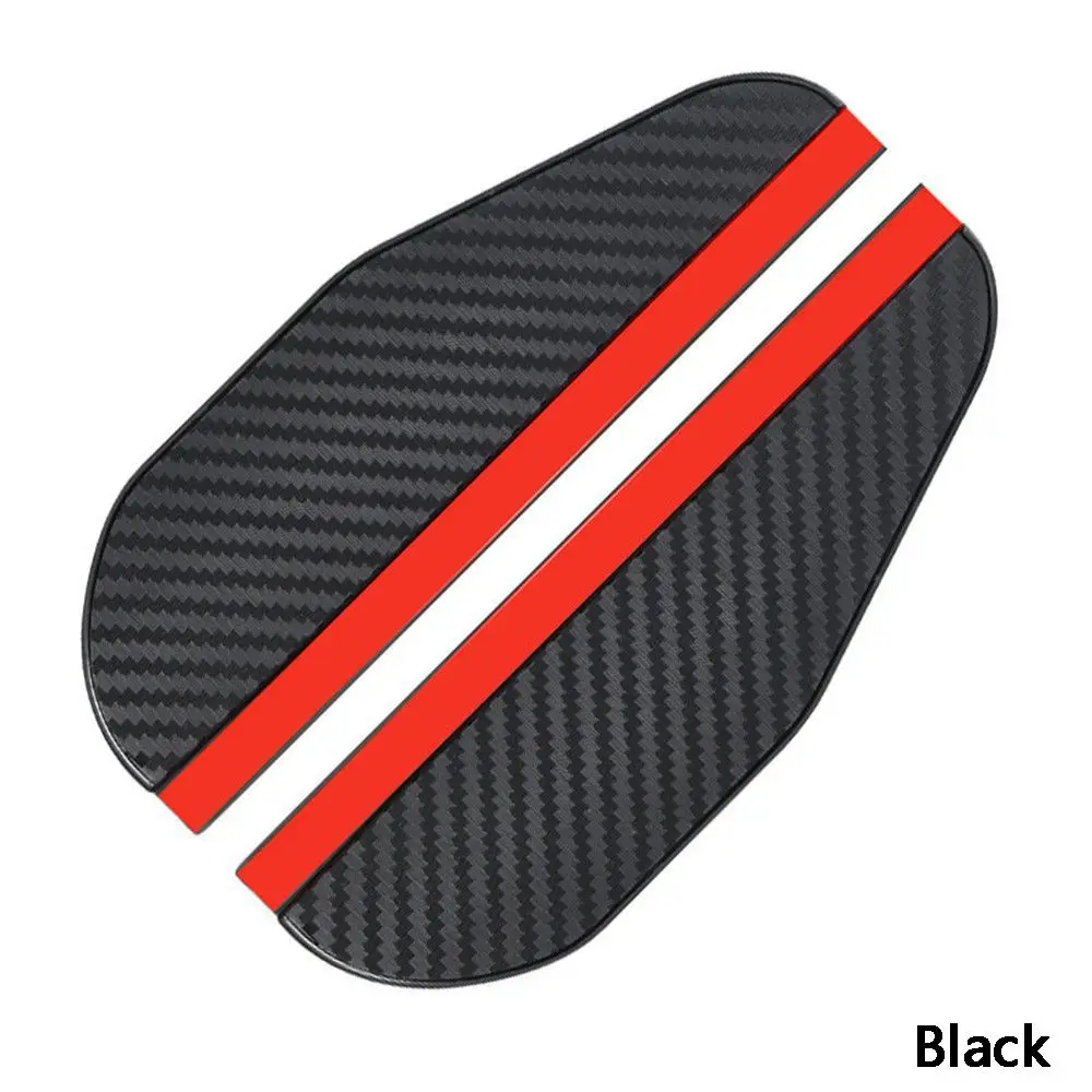 One Pair/2pcs Auto Accessorie Rainproof Car Carbon Fiber Weather Visor Rear View Mirror Rearview Mirror Rain Eyebrow