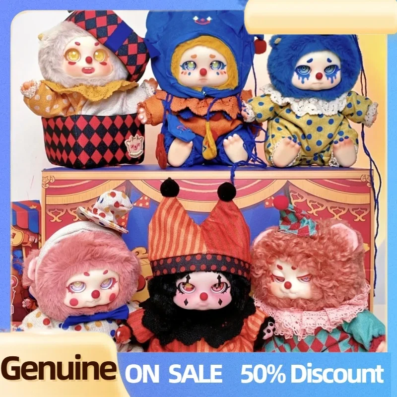 

Genuine Cino V3 Dreamland Circus Series Blind Box Cute Action Anime Figure Model Mystery Box Desk Decor Doll Hallowmas Gift