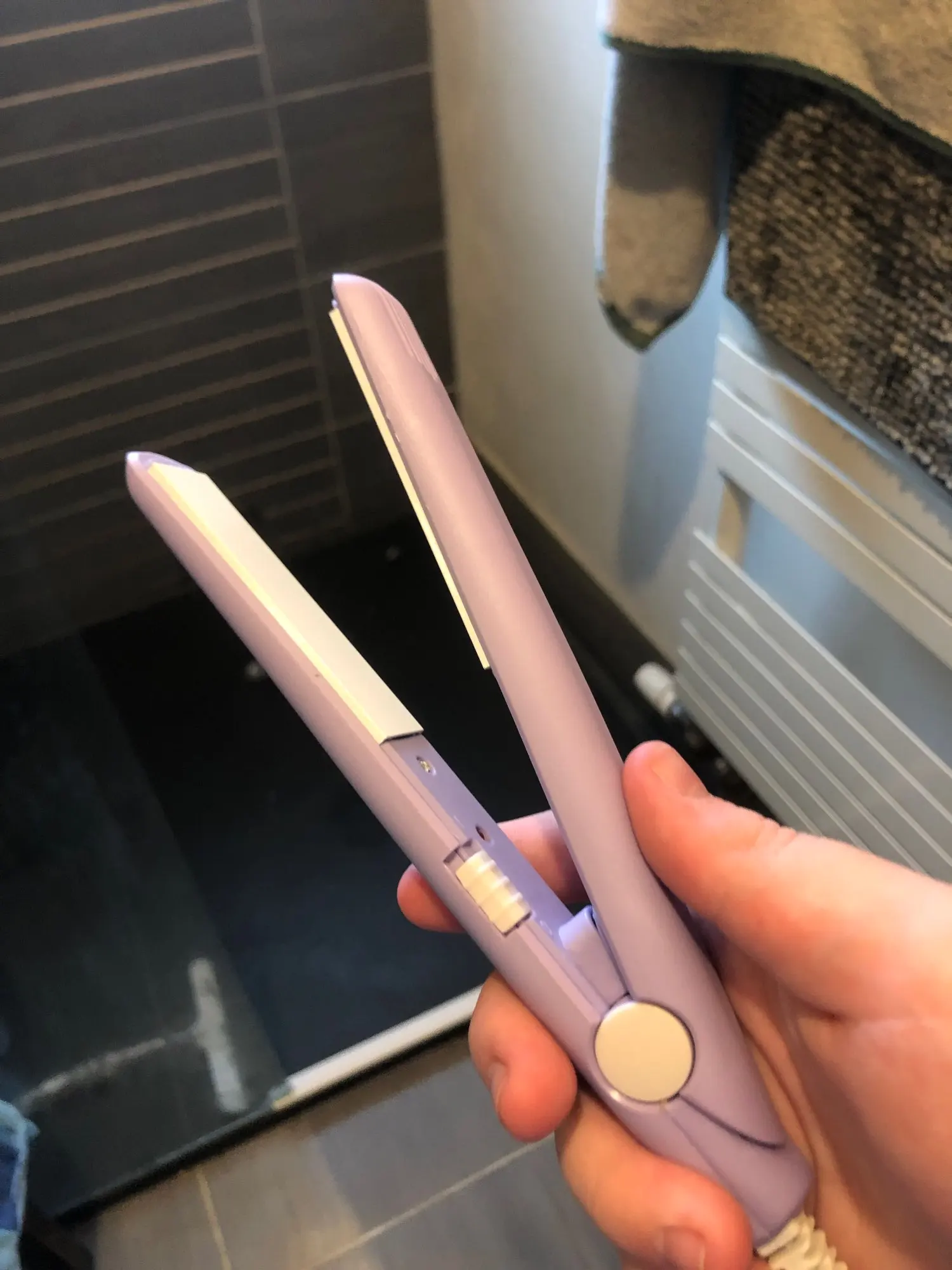 2 في 1 مموج الشعر فرد الحديد السيراميك الكهربائية سليت شقة صغيرة مكافحة ساكنة اللحية استقامة أدوات التصميم تنعيم