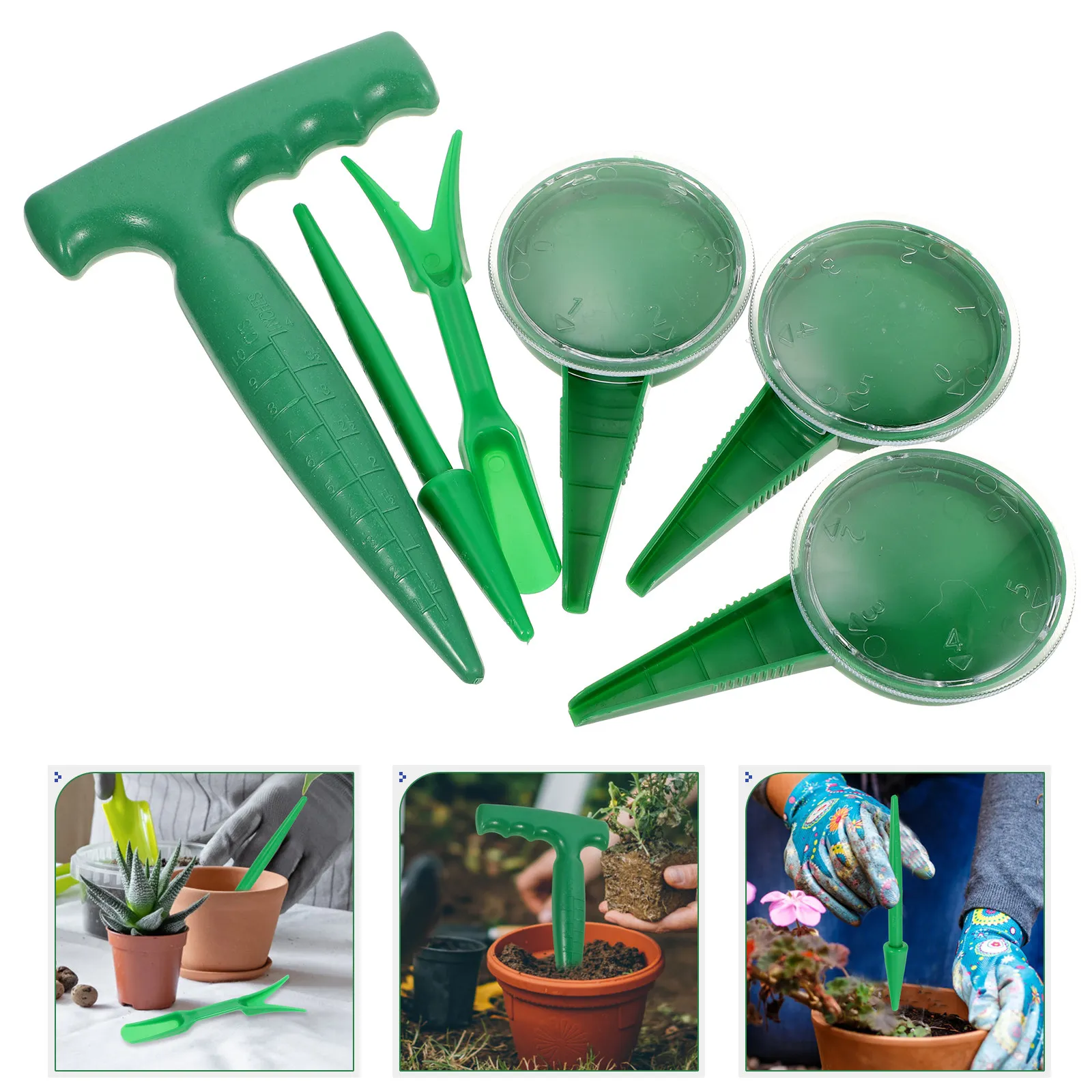 Kit de Inicio Premium de Pellets de Turba para Germinación de Semillas y Trasplante de Plantas, Herramienta de Siembra para Jardín, Dispensador de Semillas Ajustable