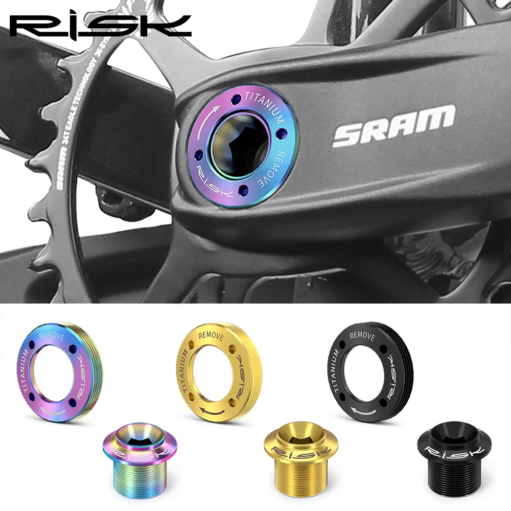 AliExpress Risk Titanium Alloy Bike Crank Arm Cap DUB Crank Cover for NX/GX/Force/XX1/AXS Crank DUB Cap Crankset Screw Crank Bolt Locking