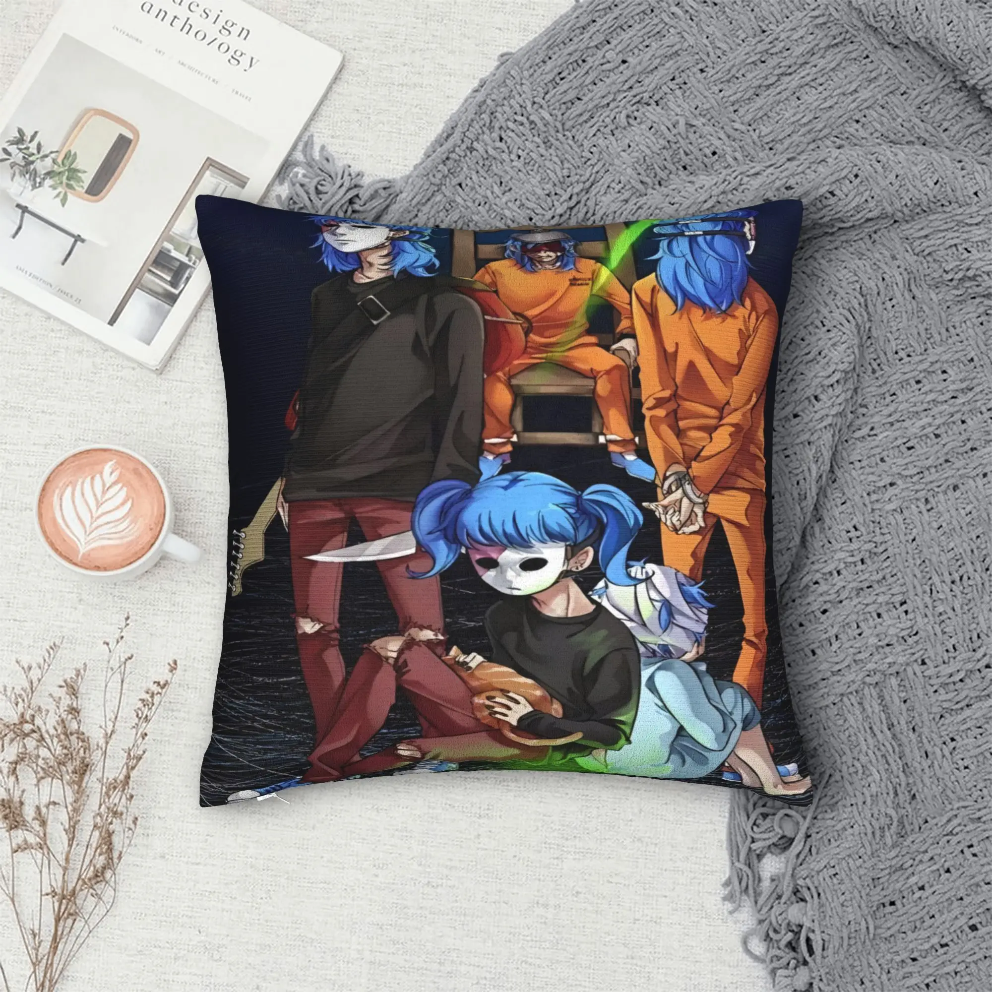 Sally Face Sal Fisher Pillow Cover  Fashion Pillow Case For Living Room Sofa Design Cushion Cover Gift