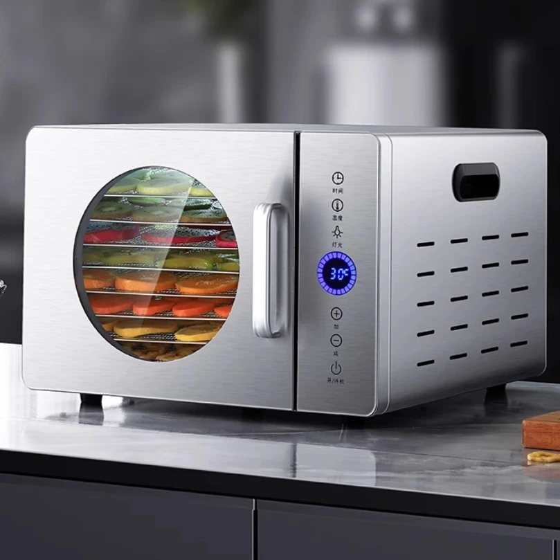 مجفف طعام ذكي للتحكم في درجة الحرارة - مجفف خضروات فواكه وجبات خفيفة منزلي تجاري للحيوانات الأليفة والدجاج والثدي (وظيفة الموقت) #4