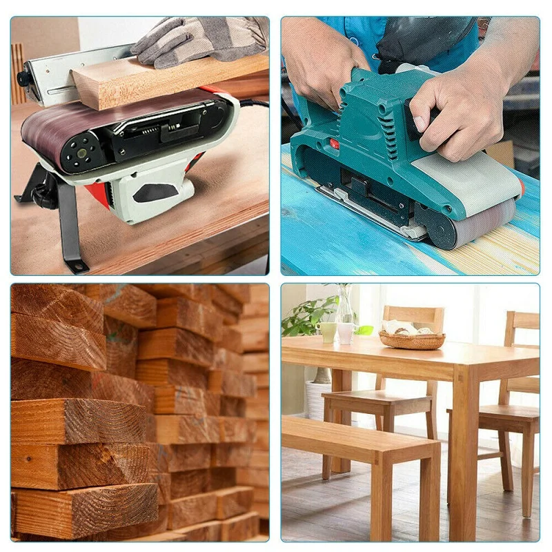 10 miếng 533*75mm Mài Mòn dây Chà Nhám Băng Tần 3 "* 21" Chà Nhám Màn Hình Cho Dây Nhám 40 #60 #80 #100 #120 #150 #180 #240 #320 #400 #600 #