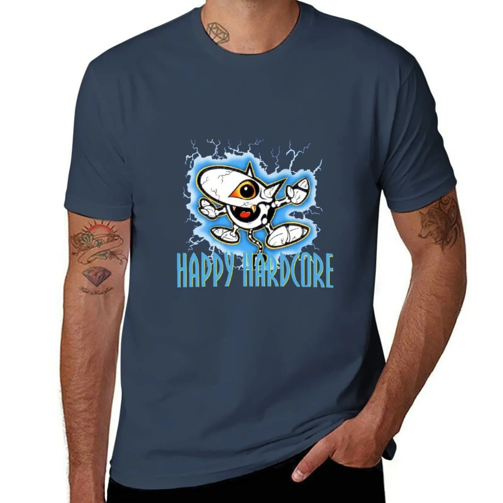 

Happy Hardcore Storm T-Shirt t shirts for man cotton cotton t shirts high quality T-Shirt