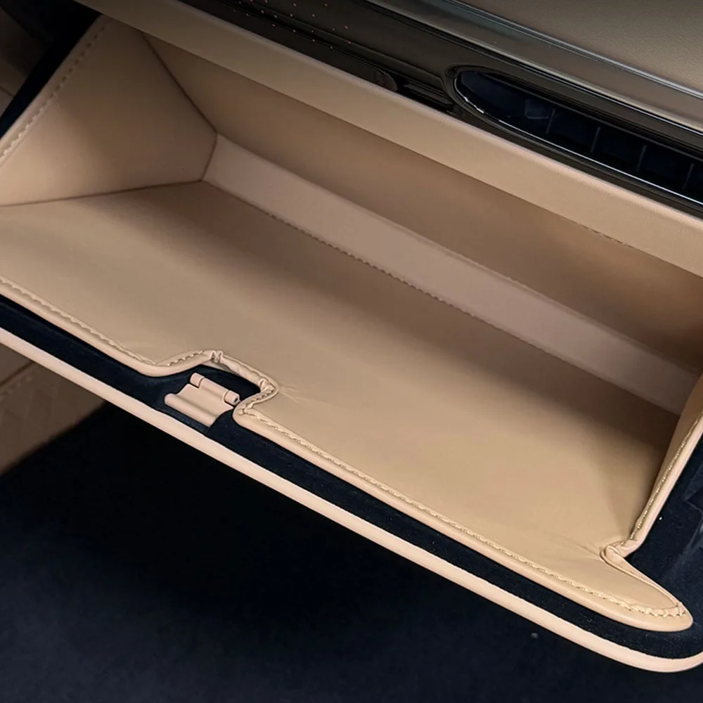 

Suitable For Xpeng GX Dedicated Passenger Glove Box Storage Box Leather Pocket Interior Decoration Modification Accessories