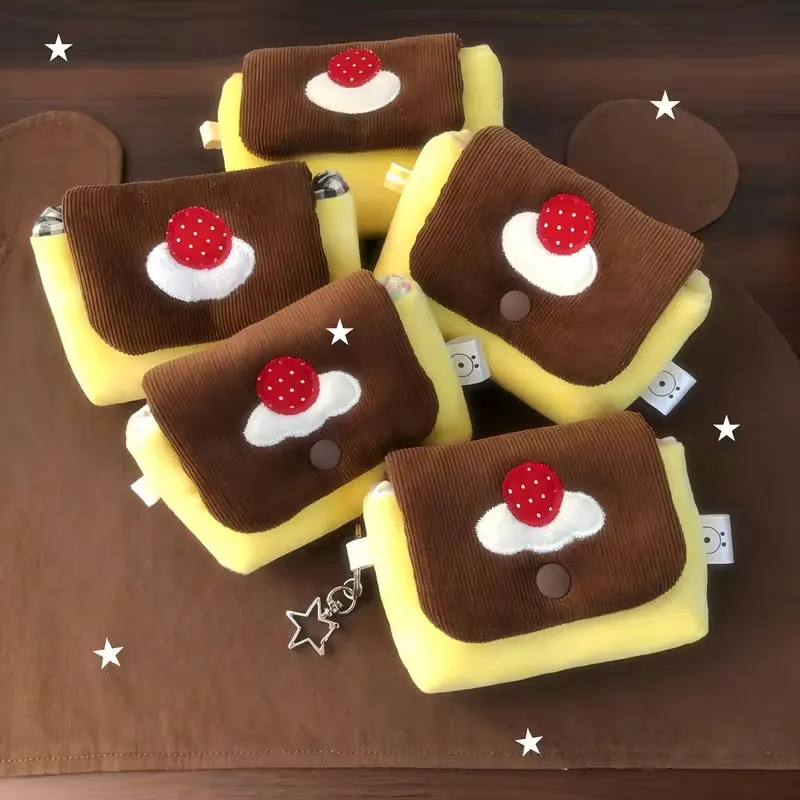 Original Japanese-Style Retro Pudding Camera Bag - Soft-Style Retro Camera Bag for Ccd and Compact Cameras, Cute and Comfortable Style, Suite Style, Can Also Be Used as a Coin Purse or Card Holder, Kawi Camera Bag