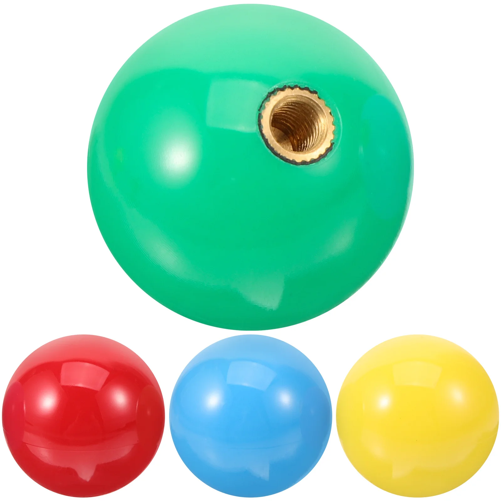 

4 Pcs Game Joystick Plastic Reusable Controller Top Handle Rocker Red Yellow Green Multiple Consoles Easy Install