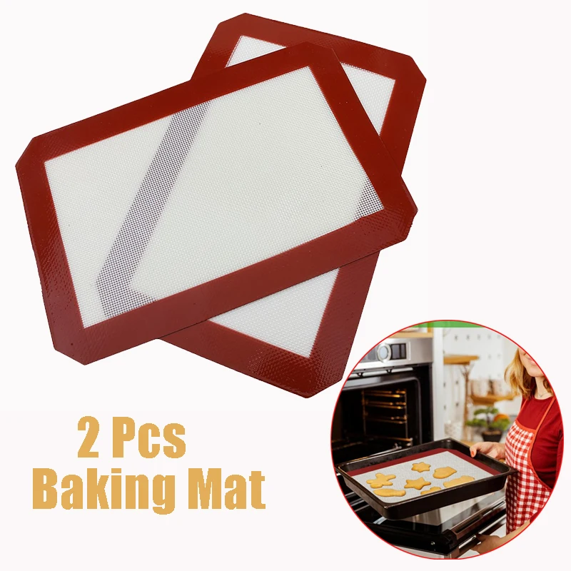 

Silicone Baking Mat Non-Stick Reusable Pastry Baking Mat Food Grade Liquid Silicone Baking Mats 20x30cm Bread Pastry Mat