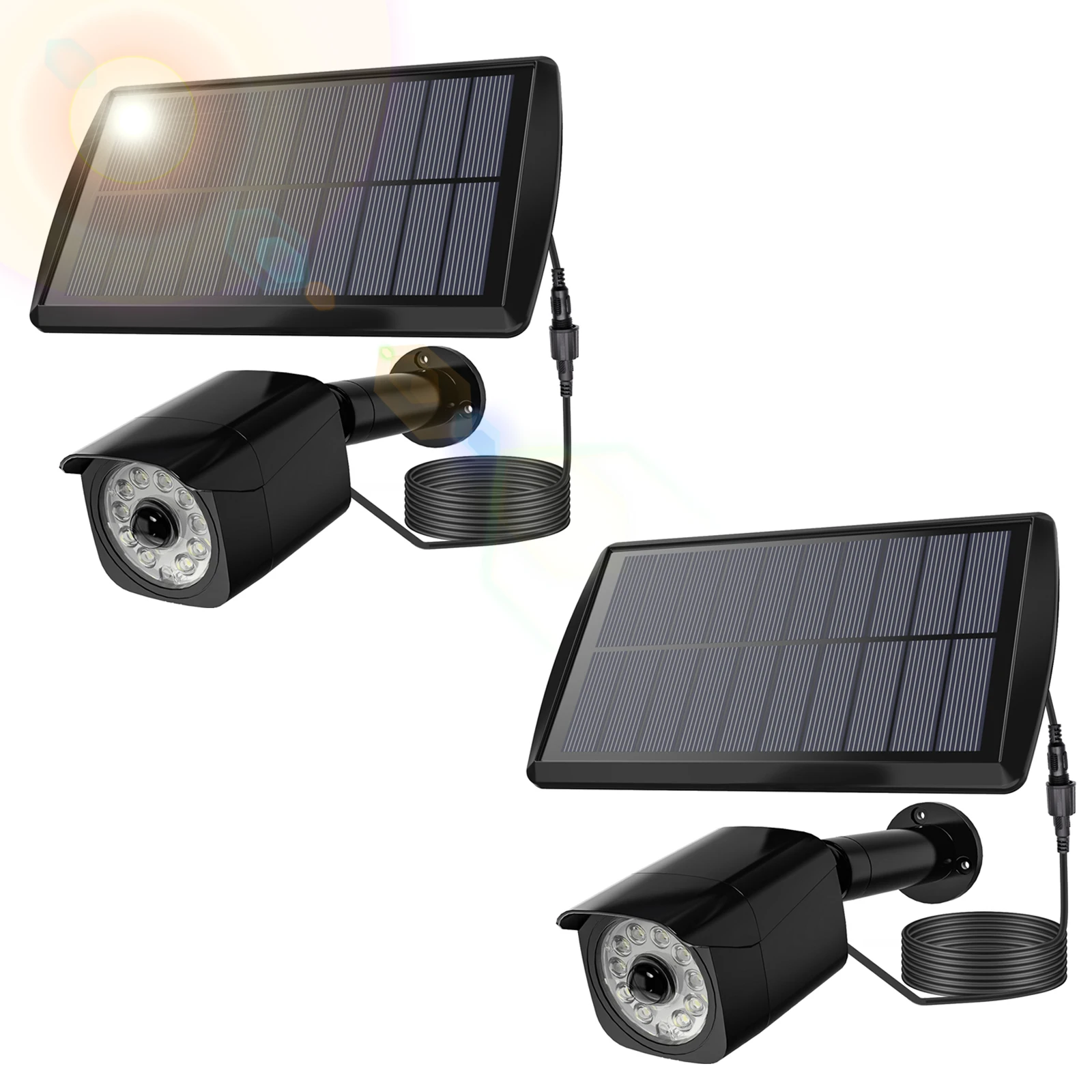 Solar Bewegungs sensor Lichter 11 LED Simulation Sicherheit Bionic Spotlight Licht Bewegungs sensor wasserdichte Außen landschafts beleuchtung