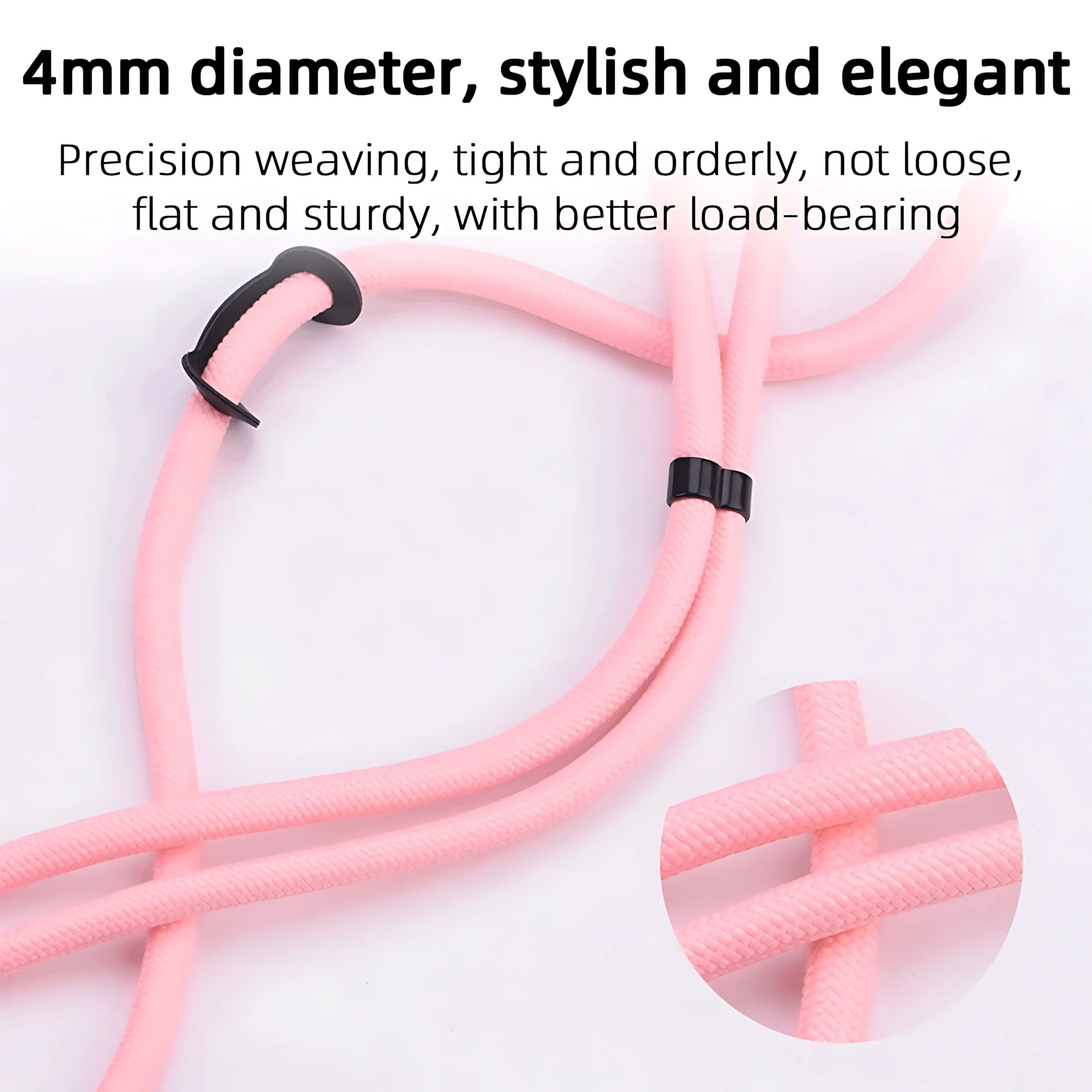 BRDRC Adjustable Crossbody Strap for DJI Osmo Pocket 3 Nylon Safety Lanyard 1/4 Screw Aluminum Alloy Lock Buckle  Quick Release