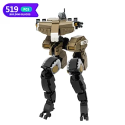 Moc Game Mech Series Metal Geared Robot Building Block Assemble Model Action Figures Gekkoed Mech Robot Brick Toy Child Gift