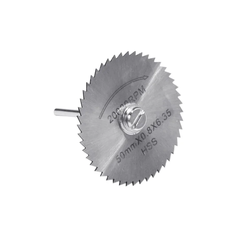 7 szt. Mini zestaw piły tarczowe ze stali szybkotnącej z trzpieniem 3.17mm tarcze tnące do szlifowania cięcia HSS narzędzie obrotowe