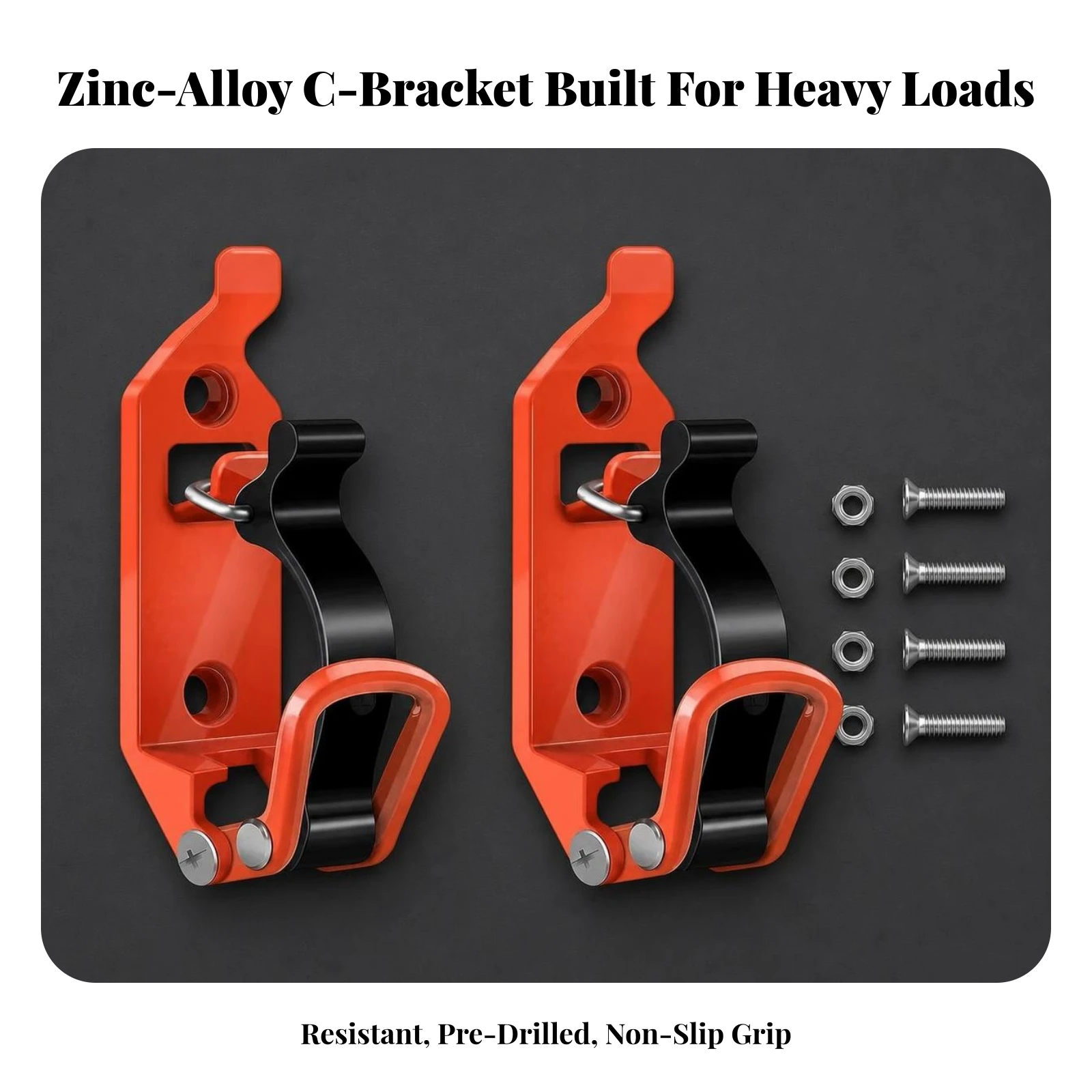 2 Pieces Axe Mount Weather-Resistant Vehicle Tool Clamp Clamp with Rubber Strap Adjustable Hardware Guard for off-Roaders