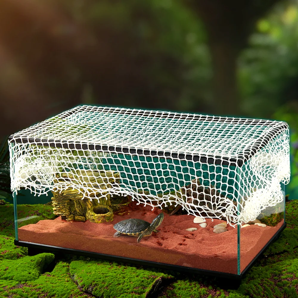 

Невидимая сетка для предотвращения прыжков в аквариуме для черепах и аквариумов